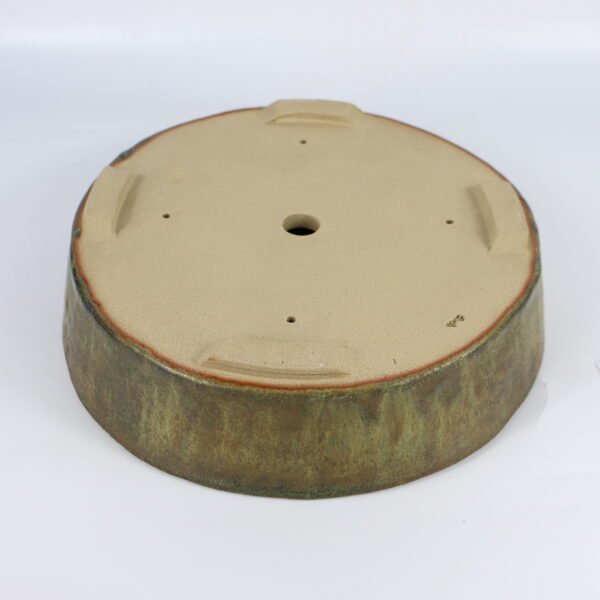 Bonsai Pot Round Green Glaze 27cm - Image 8