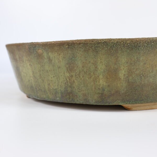 Bonsai Pot Round Green Glaze 27cm - Image 9