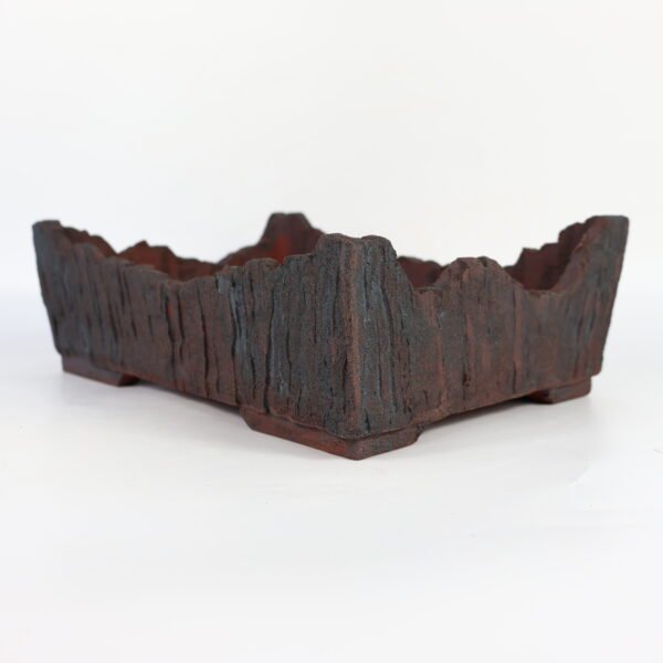 Bonsai Pot Textured Rectangular 26cm - Image 4