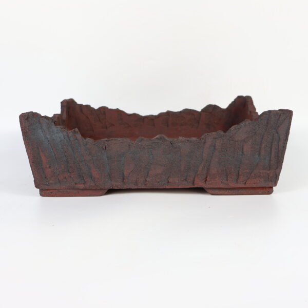 Bonsai Pot Textured Rectangular 26cm