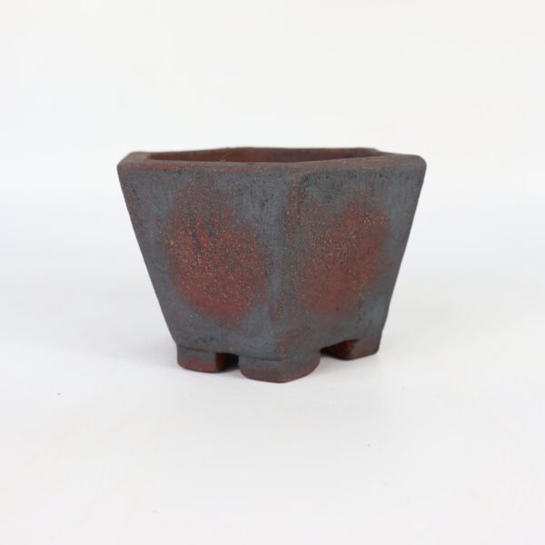Hexagonal Bonsai Pot Textured 12cm - Image 6