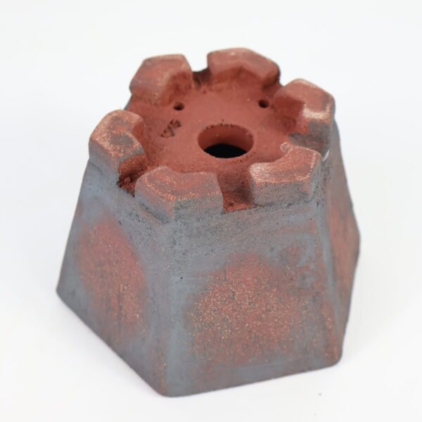 Hexagonal Bonsai Pot Textured 12cm - Image 7