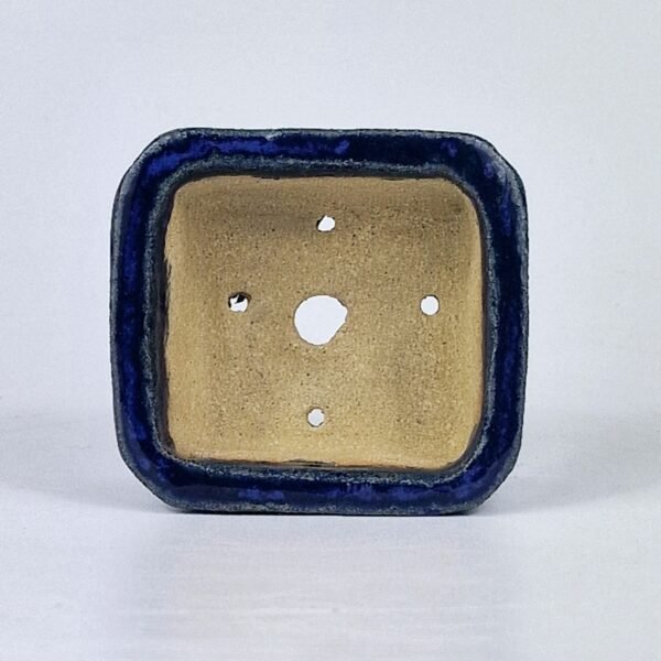 Cobalt Blue Glazed Ceramic Bonsai 6cm - Image 5