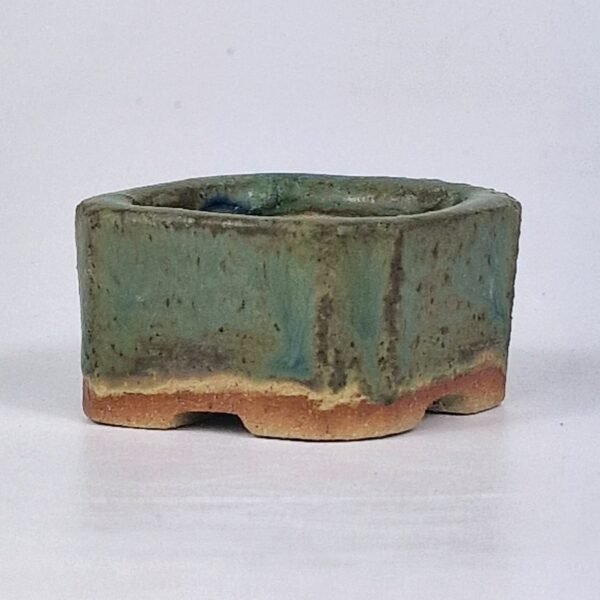 Green Glaze Mame Size Pot 4cm