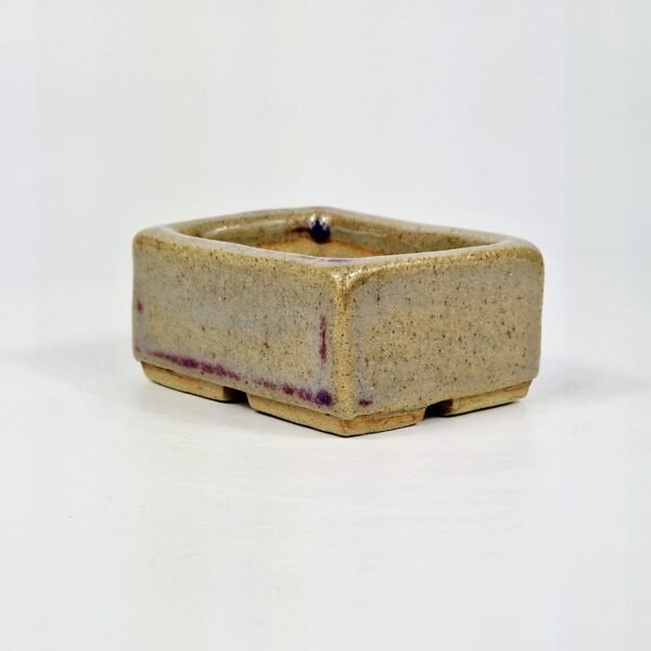 Small Rectangular Ceramic Pot Hand Made 8cm - Image 2