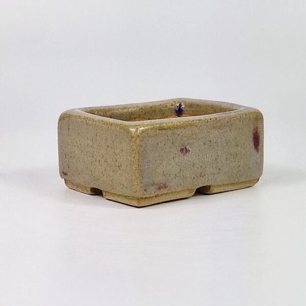 Small Rectangular Ceramic Pot Hand Made 8cm - Image 3