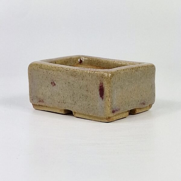 Small Rectangular Ceramic Pot Hand Made 8cm - Image 4