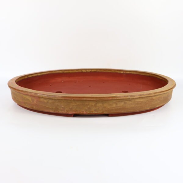 Large Oval Bonsai Pot Glazed Ceramic 52cm