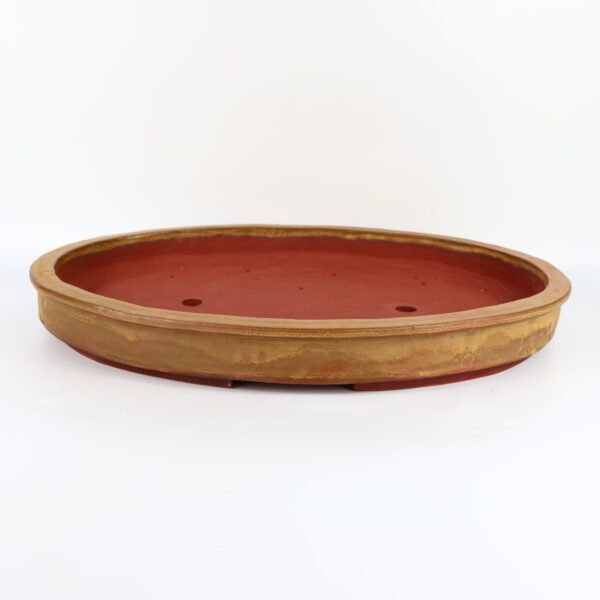 Large Oval Bonsai Pot Glazed Ceramic 52cm - Image 7