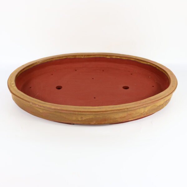 Large Oval Bonsai Pot Glazed Ceramic 52cm - Image 5