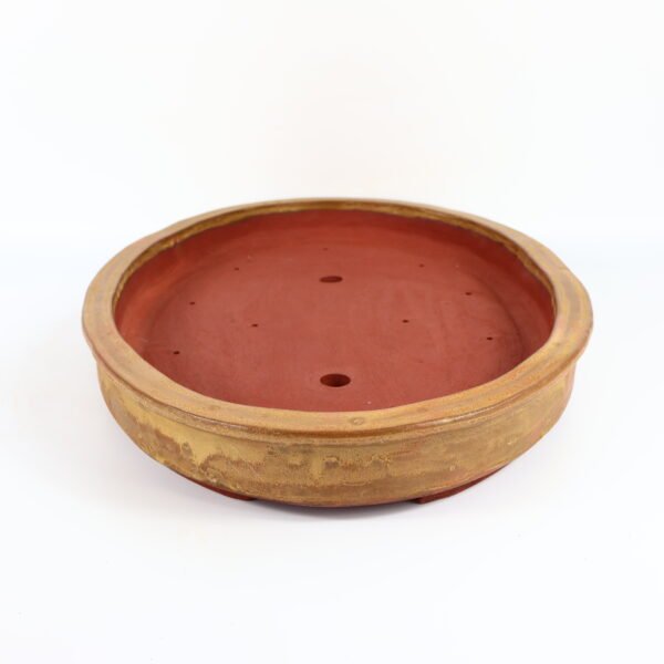 Large Oval Bonsai Pot Glazed Ceramic 52cm - Image 3