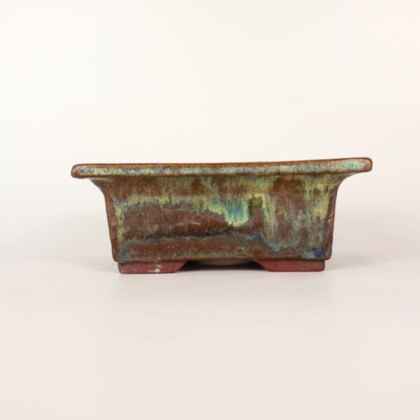 Glazed Rectangular Pot 15cm - Image 5