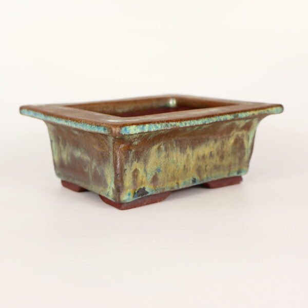 Glazed Rectangular Pot 15cm - Image 6