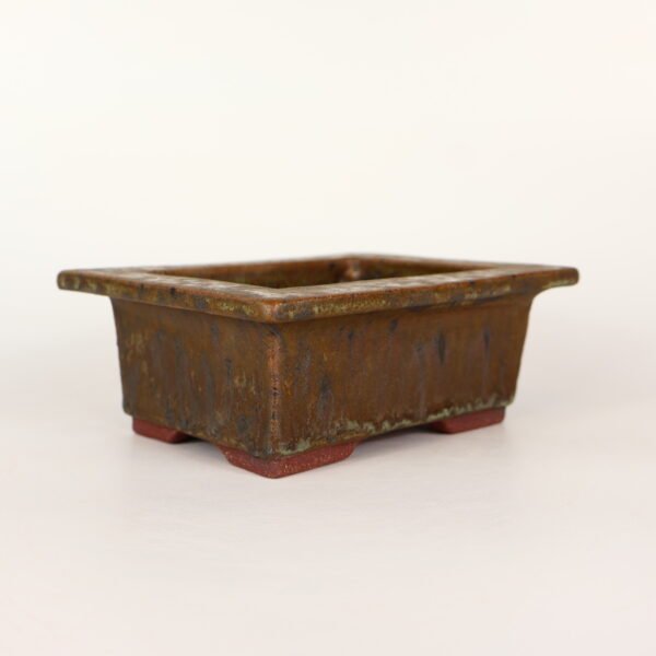 Glazed Rectangular Pot 15cm - Image 4