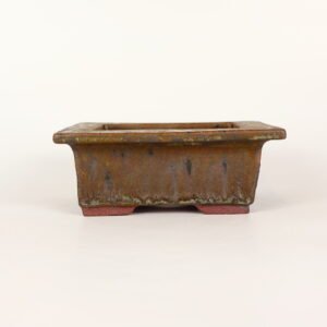 Glazed Rectangular Pot 15cm