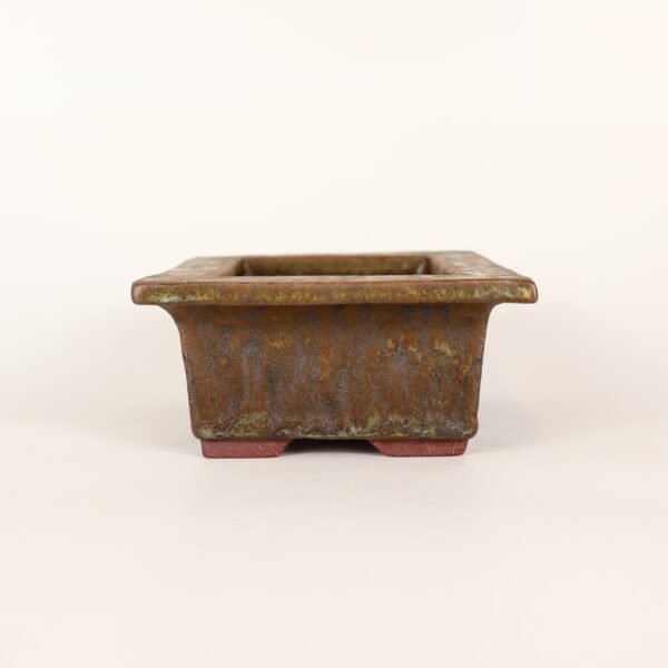 Glazed Rectangular Pot 15cm - Image 5