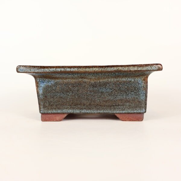 Glazed Rectangular Pot 15cm