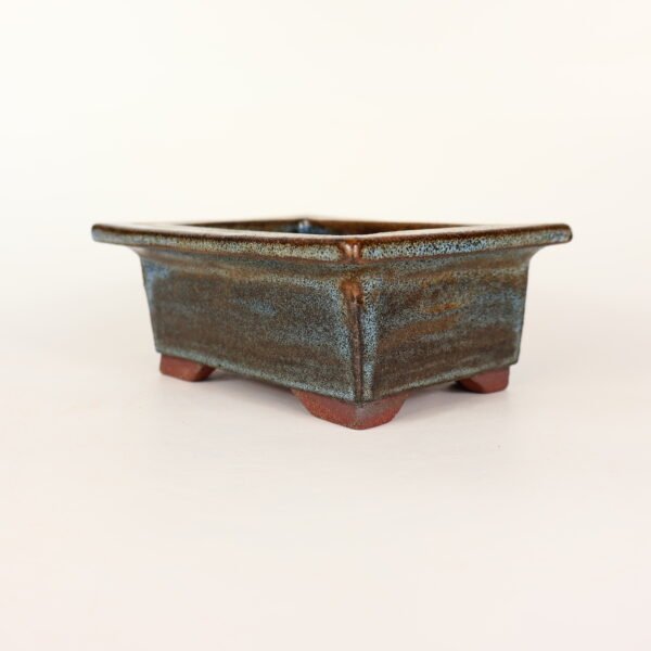 Glazed Rectangular Pot 15cm - Image 2