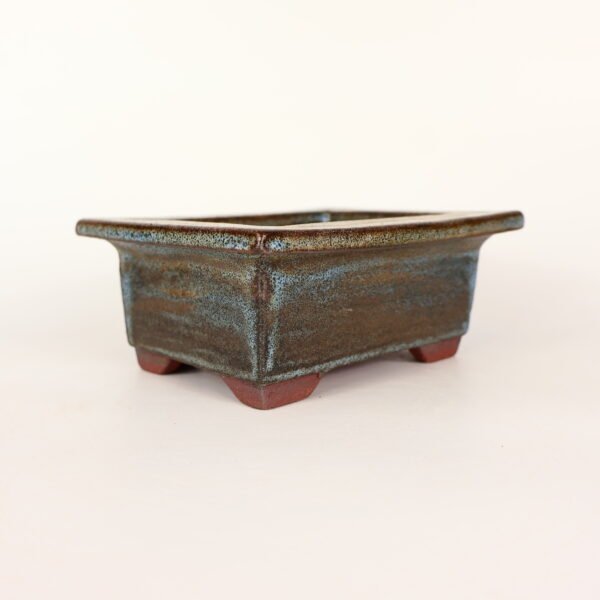 Glazed Rectangular Pot 15cm - Image 3