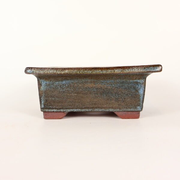 Glazed Rectangular Pot 15cm - Image 4