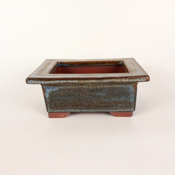 Glazed Rectangular Pot 15cm - Image 7